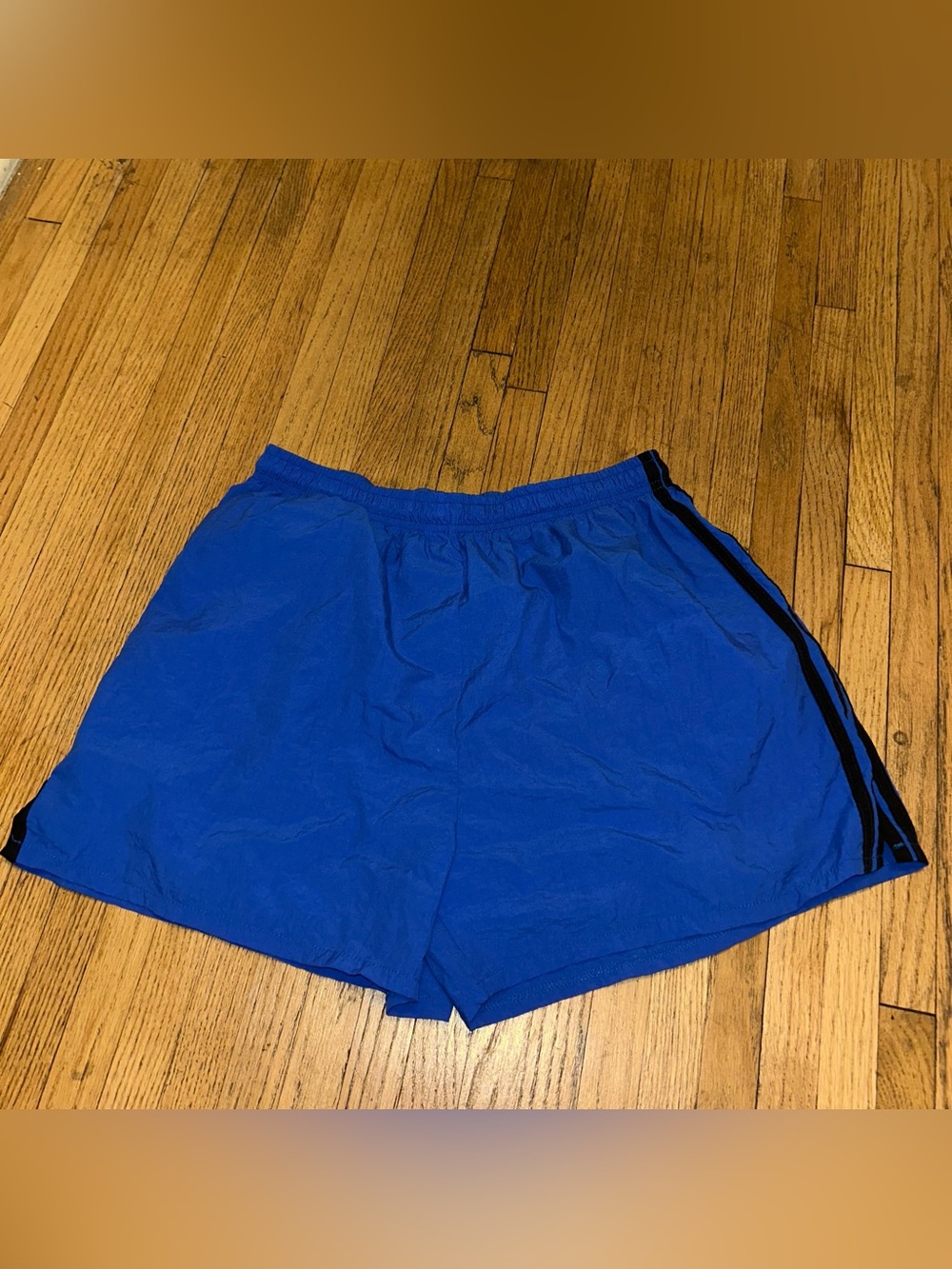 VINTAGE blue adidas athletic shorts - Picture 3 of 10